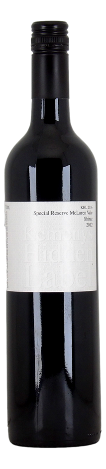 Kemenys Hidden Label Special Reserve Shiraz 2012 (6x 750mL), SA.