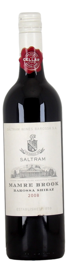 Saltram Mamre Brook Shiraz 2008 (6x 750mL), SA.