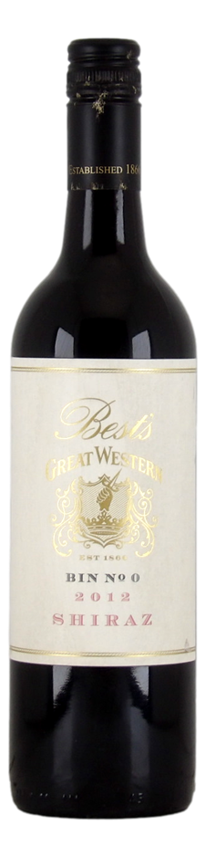 Best's Great Western Bin No. 0 Shiraz 2012 (1x 750mL).