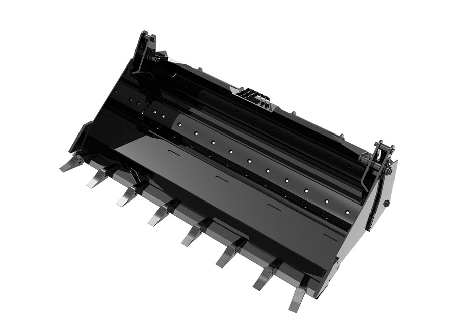 Unused 2025 Mini Skid Steer Combination Bucket Attachment