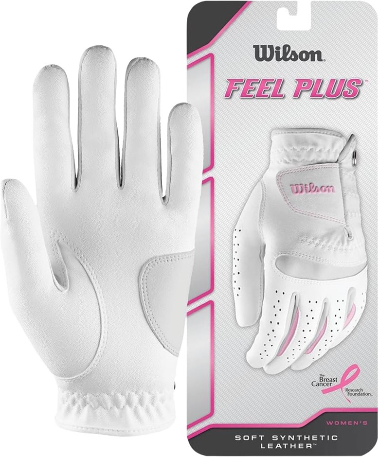 WILSON Women's Feel Plus Golf Glove.
