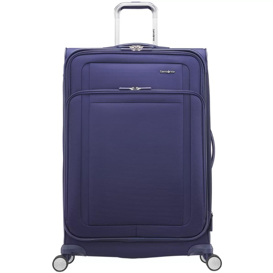 SAMSONITE RENEW Softside Luggage, Blue, Large: 92L, W 505 x H 760 x D 300 m