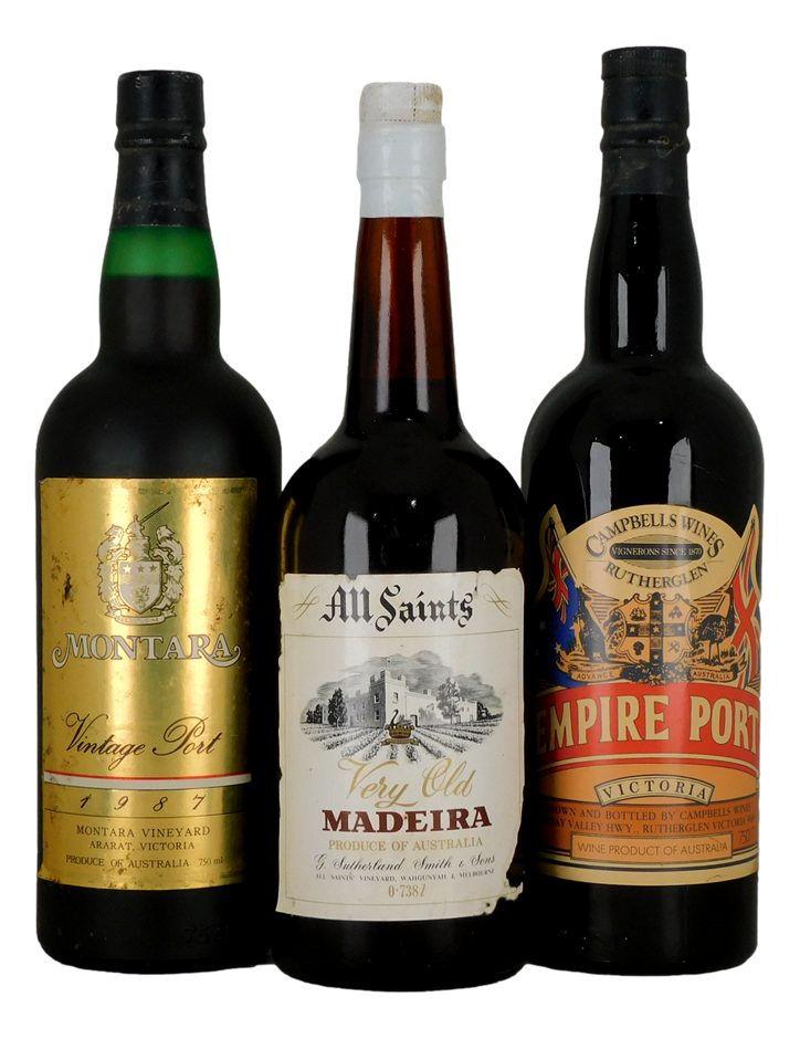 Pack of Assorted Fortiefied Wine (2x 750mL/1x.738l)