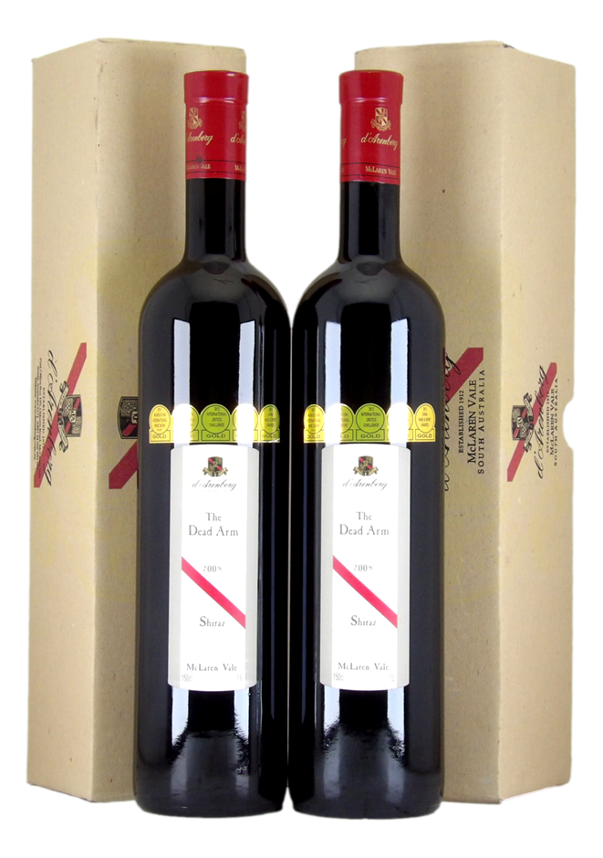 D’Arenberg Shiraz ( The Dead Arm ) 2008 (2x 1.5L), McLaren Vale.
