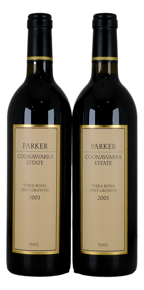 Parker Coonawarra First Growth Terra Rossa 2001 (2x 750mL), SA.