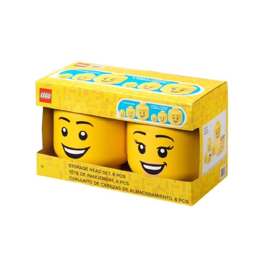LEGO Pack of 2pc Storage Heads.
