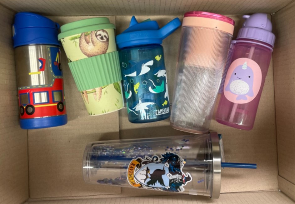 6 x Assorted Water Bottles incl. CAMELBAK & THERMOS. NB: Some items used.