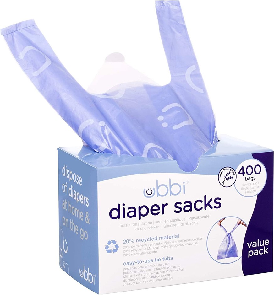 2 x Assorted Baby Products, Comprising: 1 x UBBI Disposable Diaper Sacks, L
