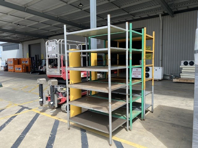 5 Tier Steel Storage Racks x3 Auction (0038-8021652) | Grays Australia