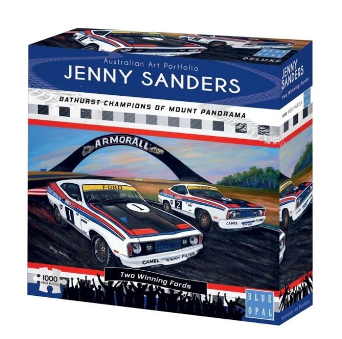 Blue Opal Jenny Sanders - Two Winning Fords 1000pc Puzzle