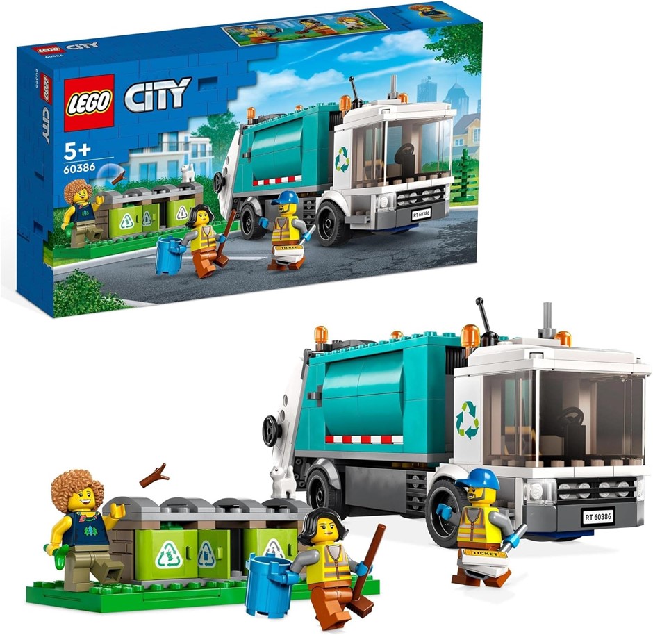 LEGO® City Recycling Truck 60386 Building Toy Set for Kids Aged 5+; Vehicle