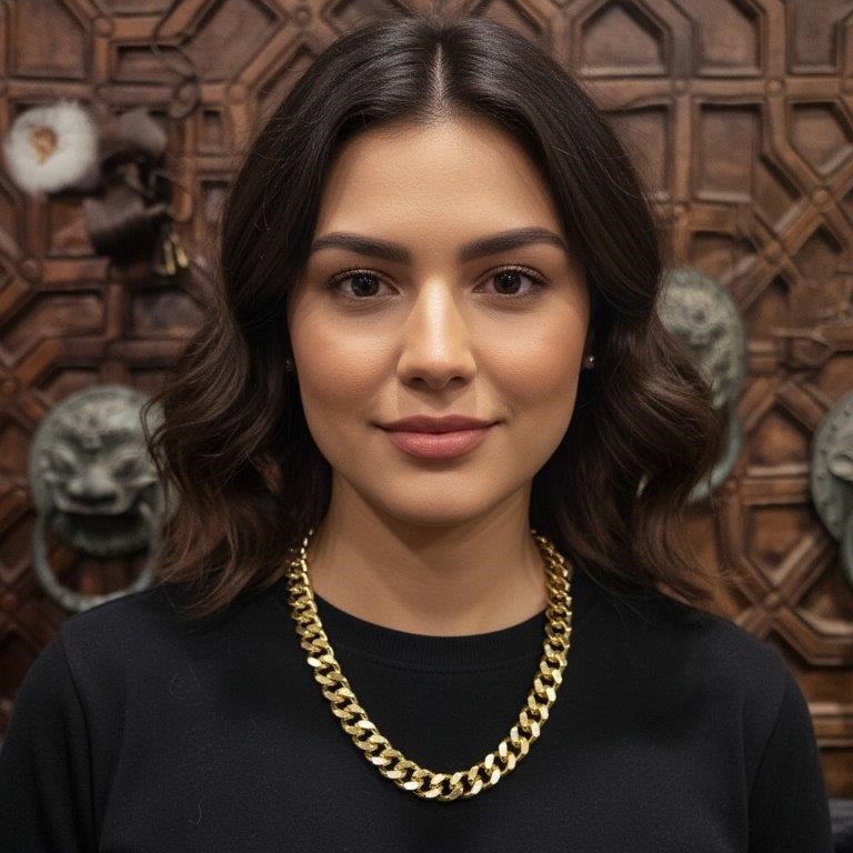 18KGold-filled/Italy Stamped Yellow Gold Filled Cuban Chain -50cm