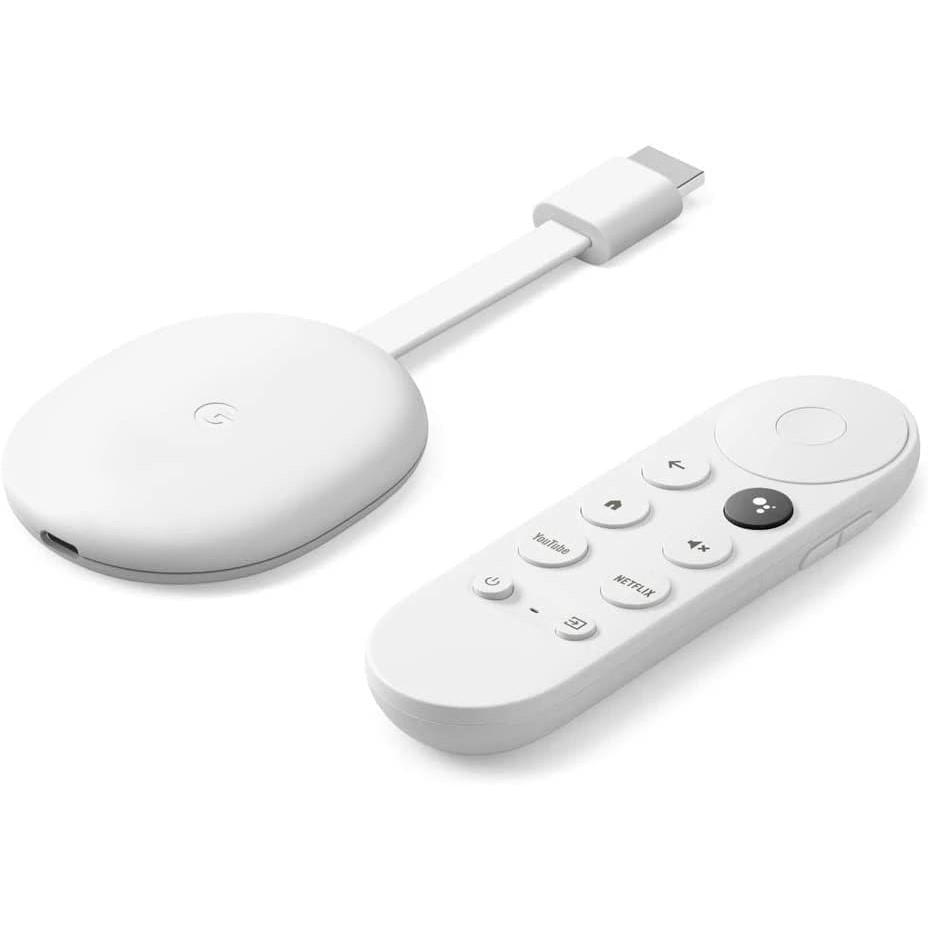 GOOGLE Chromecast w/ Google TV, 4K, GA01919-AU. NB: Display Shows Static Im