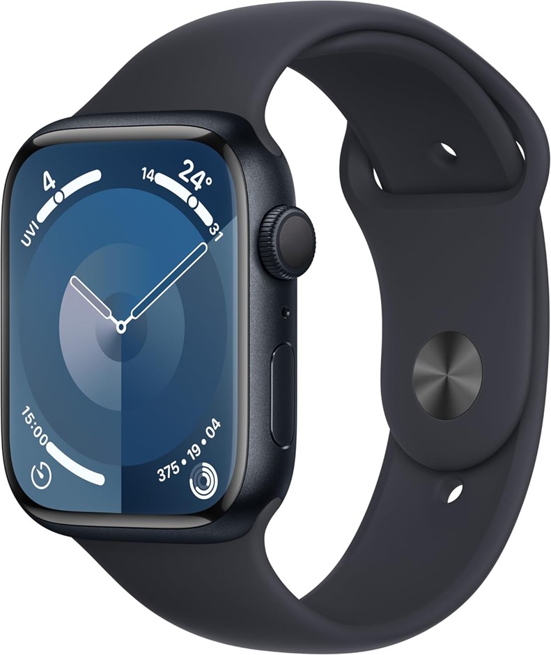 APPLE Watch Series 9 [GPS 45-mm] Smartwatch with Aluminum Case with Midnigh