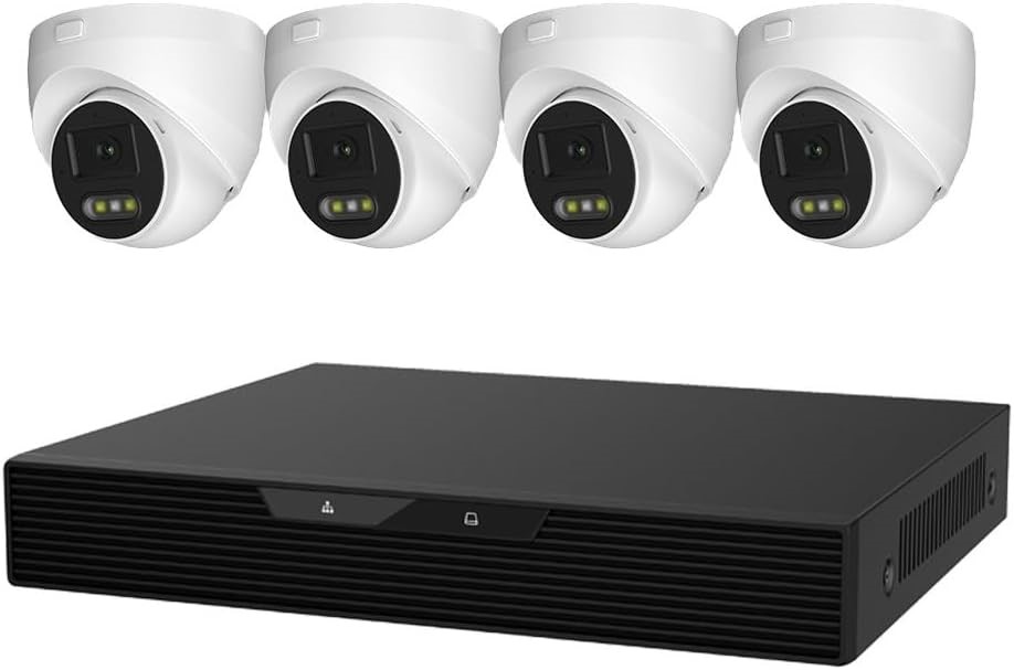 KOGAN SmarterHome™ 8 Channel NVR AI Security Camera System with 4 x 8MP Cam