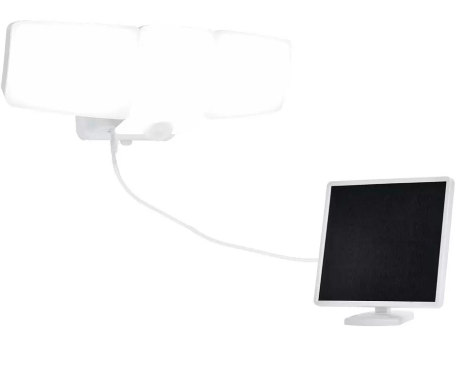 LUTEC Motion Activated Solar Security LED Light. NB: Used, not in original