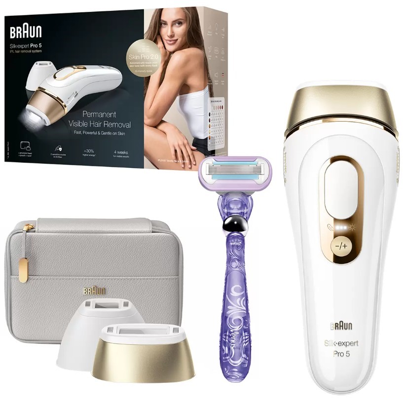 BRAUN IPL Silk Expert Pro 5 Permanent Visible Hair Removal.