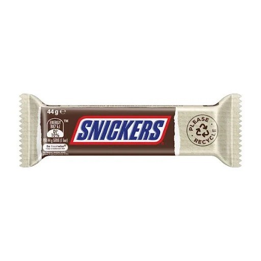 38 x SNICKERS Chocolate Bar Peanuts Caramel Nougat, 44g.