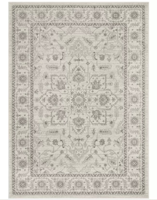RUG CULTURE Evoke 261 White Indoor Rug, 330cm x 240cm. NB: minor use.
