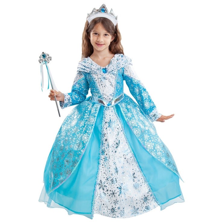 TEETOT Child Costume, Size 5-6, Blue Princess, Model 25324. Buyers Note -
