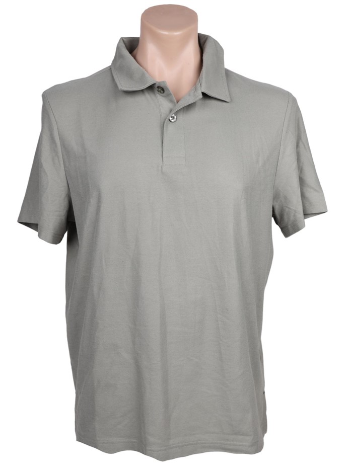 2 x 32DEGREES Men's Micro Pique Polo, Size XL, 100% Polyester, Forest Fog.