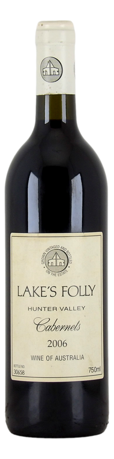 Lake`s Folly Cabernets 2006 Bottle No 30658 (1x 750mL), Hunter Valley.