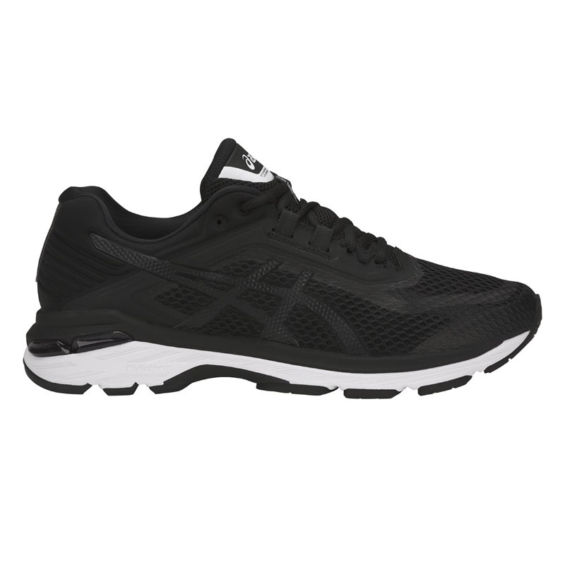 ASICS Men's GT-2000 6 Shoes, Size US11 / EU45, Black/White/Carbon (9001), T