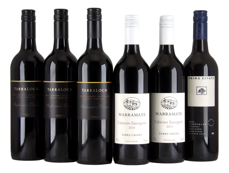 Cabernet Wine Pack (6x 750mL), Multi Region.