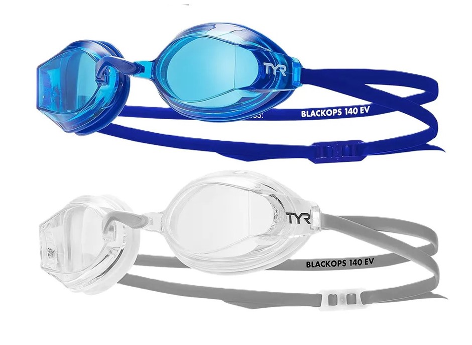 2 Pack TYR Adult Swim Goggles, Blue/White