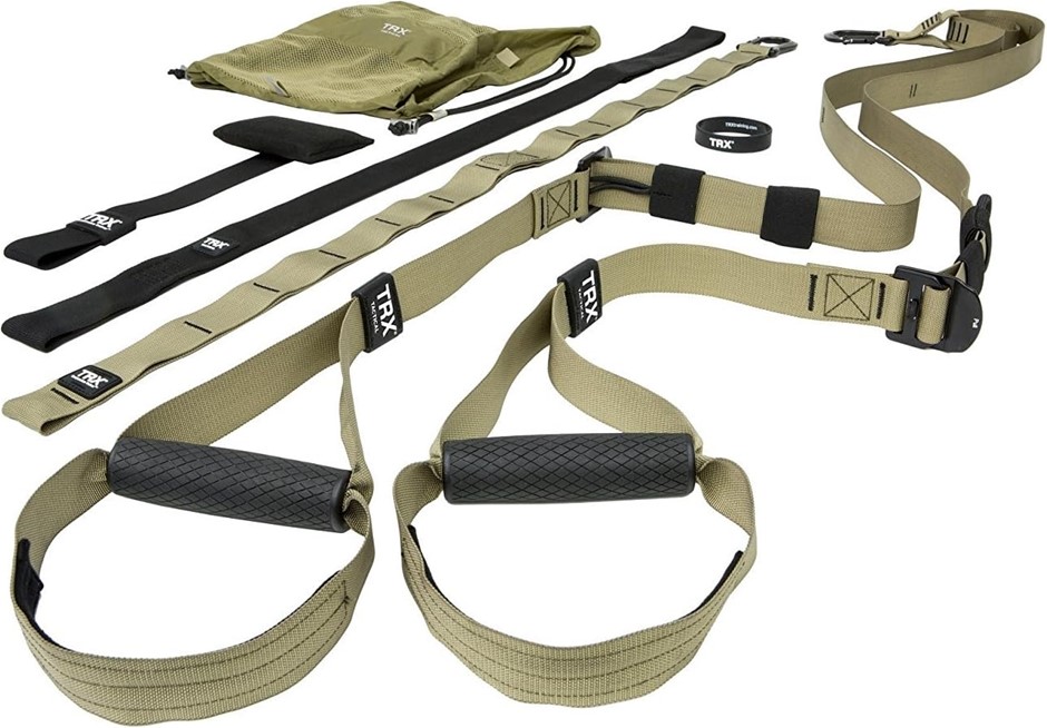 TRX Tactical Gym Suspension Trainer Set, Olive.