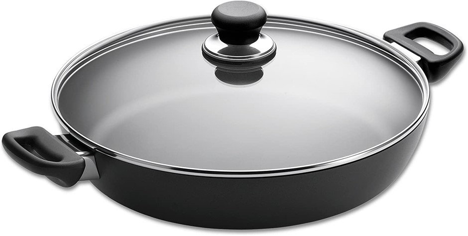 SCANPAN Classic Chef Pan, 32cm/ 4 Litre Capacity, Colour: Black.