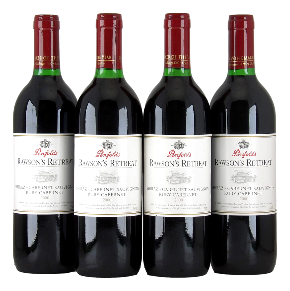 Penfolds Rawson’s Retreat 2000 (4x 750mL), SA