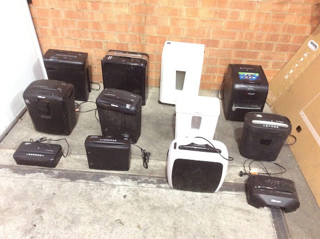 Fellowes/Rexel/J.Burrows Mixed Brand and Model Shredder