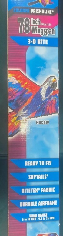 X-Kite MACAW Supersized 3-D Nylon Kite 78” Wingspan.