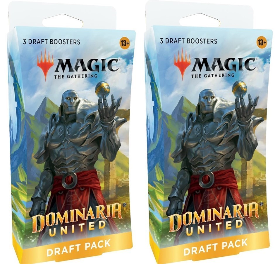 2 x MAGIC THE GATHERING Dominaria United 3-Booster Draft Pack (D07020000)