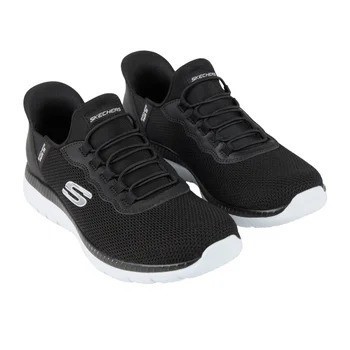 SKECHERS Women's Bountiful Shoes, Size US10, Black/White (BKW), 179207CS.