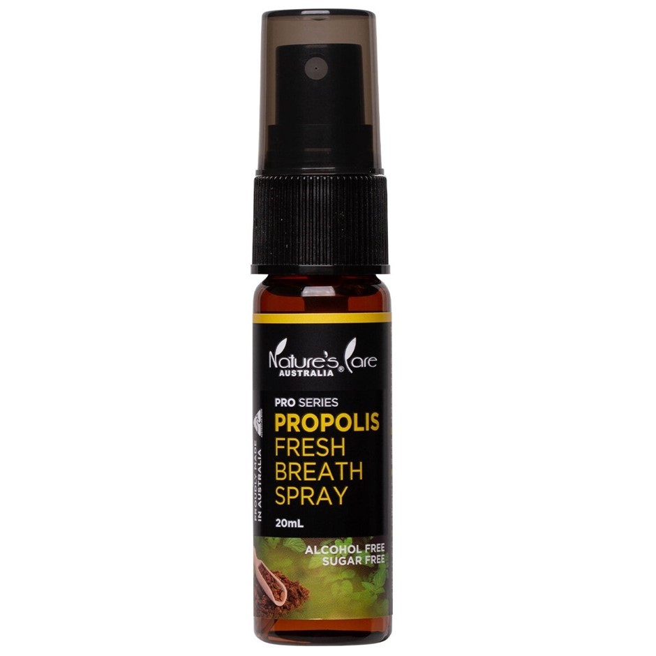 4 x NATURE'S Care Propolis Fresh Breath Spray, 20mL Oral Liquid. Buyers No