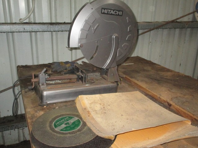 Hitachi Steel Cutting Drop Saw 