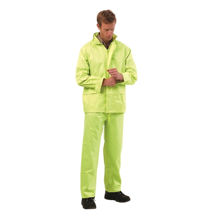 2 x PRO CHOICE Rain Suit - Jacket & Pants Set, Size 3XL, Fluro Yellow. Buy