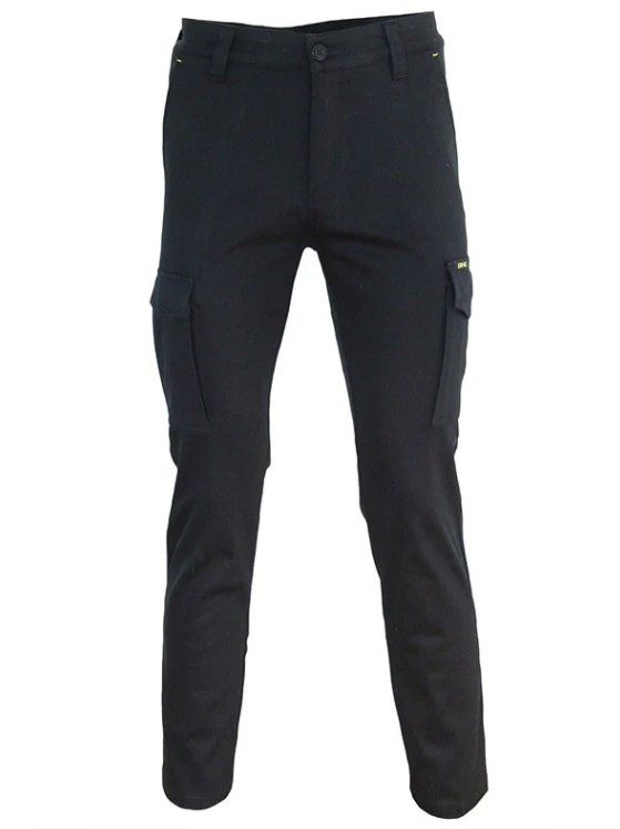 DNC Mens 3365 SlimFlex Cargo Pants, Size 132S, Navy. Buyers Note - Discoun