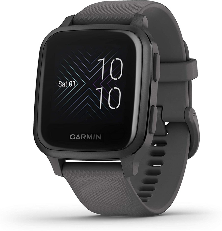 GARMIN Venu SQ GPS Smartwatch with Bluetooth, Grey/Slate. Buyers Note - Di