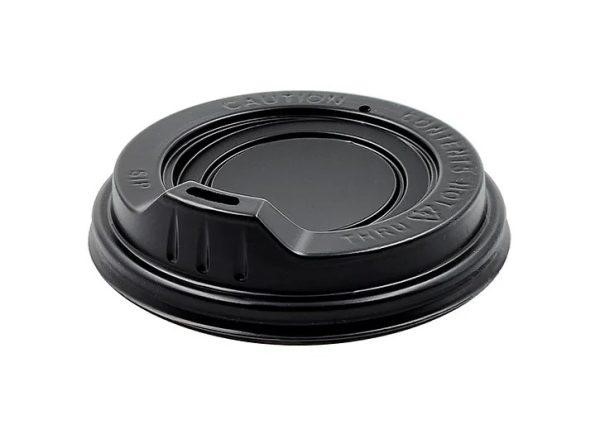 1000x 4oz Coffee Lids (Black)