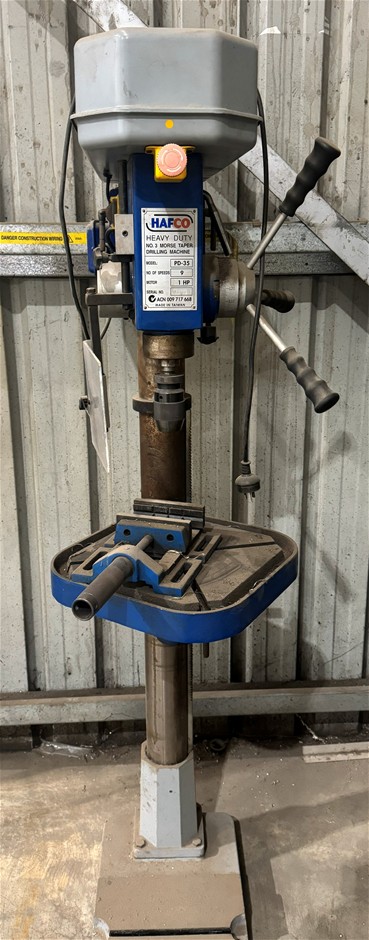 Hafco PD-35 9 Speed 1HP Drill Press