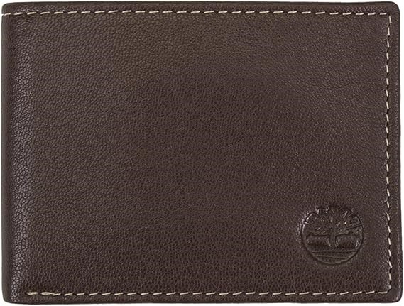 Timberland Men's Blix Slimfold Wallet, Brown.
