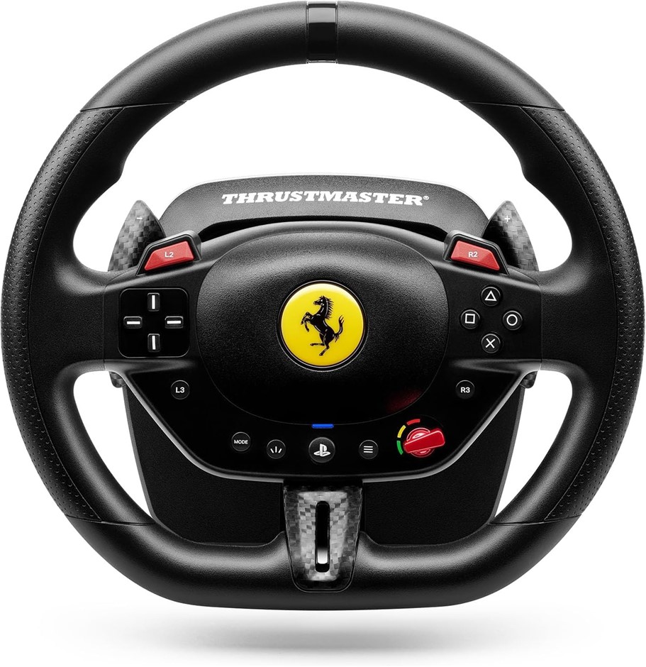 THRUSTMASTER T98 Ferrari 296 GTB, Racing Wheel for PS5, PS4, PC.