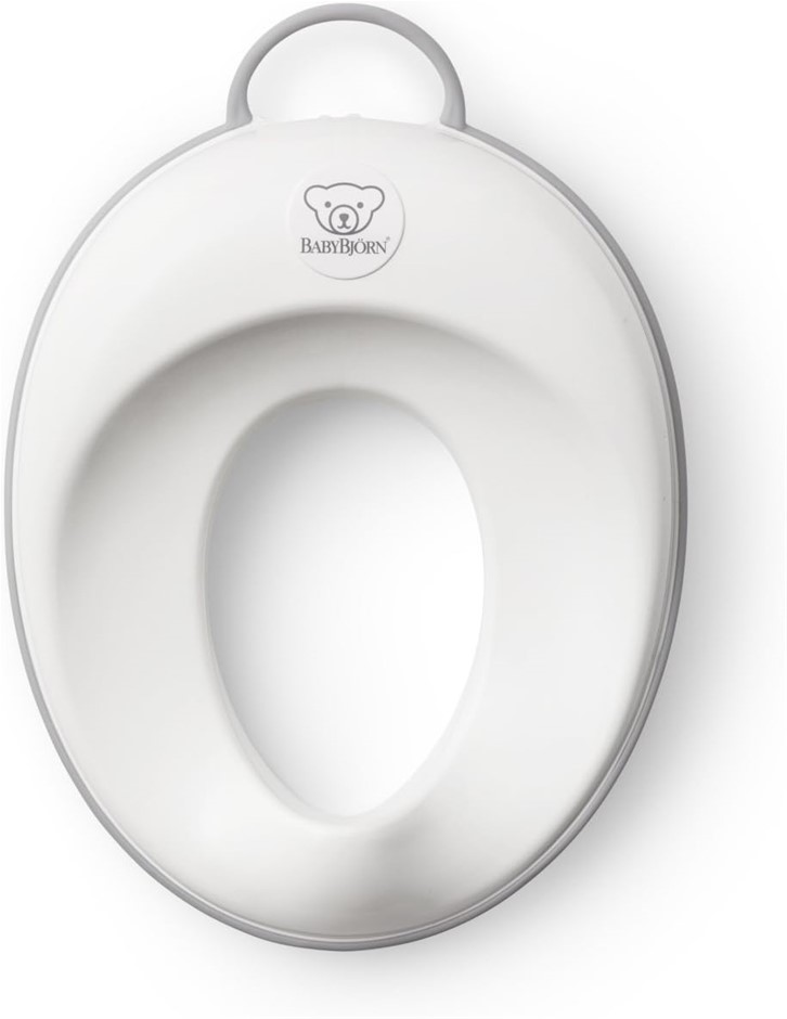 BABYBJORN Toilet Trainer, White/Gray, 1 Count (Pack of 1).