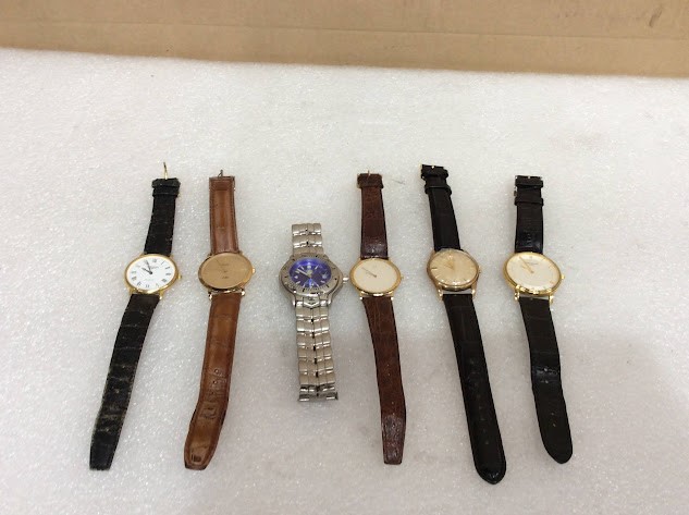 Patek Philippe/Omega/TAG Heuer/Rolex Mixed Brand Watches (Lot of 6)