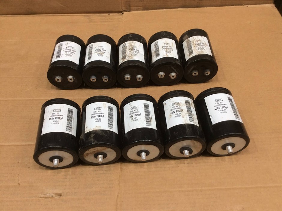 Nippon Chemi-Con U36L 400V 7900µF Electrolytic Capacitor (Lot of 10)