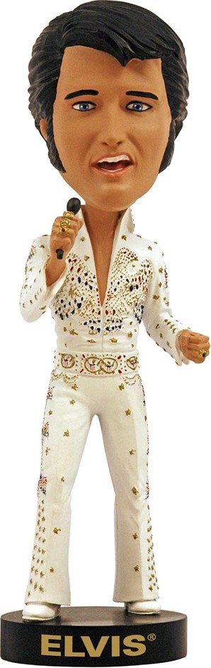 ROYAL BOBBLES Bobblehead Elvis Presley Aloha 8" Figure, Limited Edition Bob