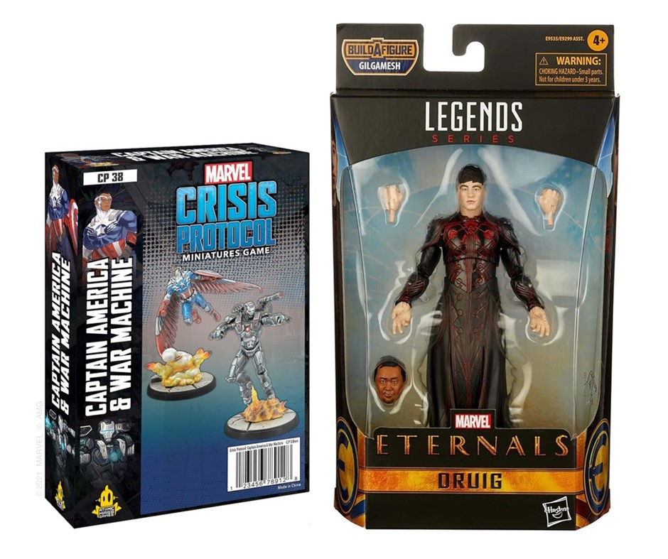 2 x Assorted MARVEL Toys, Comprising: 1 x Crisis Protocol Miniatures Game,